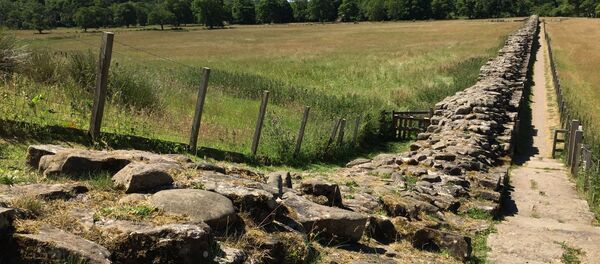 İngiltere'de bulunan Hadrian Duvarı - Sputnik Türkiye