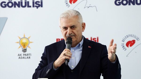 AK Parti İstanbul Büyükşehir Belediye Başkan Adayı Binali Yıldırım - Sputnik Türkiye