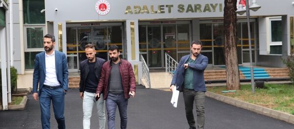 TFF 2. Lig Beyaz Grup'ta hafta sonu oynanan Amedspor-Sakaryaspor maçının ardından Sakaryasporlu 4 futbolcunun şikayeti üzerine hakkında soruşturma başlatılan rakip takımın futbolcusu Mansur Çalar - Sputnik Türkiye