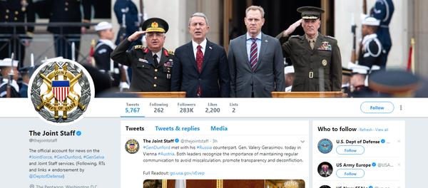 ABD Genelkurmayı kapak fotoğrafını güncelledi: Milli Savunma Bakanı Akar ve Orgeneral Güler karede - Sputnik Türkiye