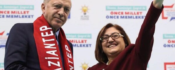 Recep Tayyip Erdoğan - Fatma Şahin - Sputnik Türkiye
