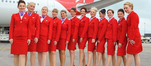 Virgin Atlantic kabin çalışanları (hostesler) - Sputnik Türkiye