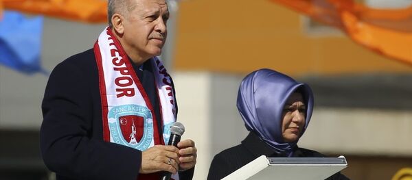 Türkiye Cumhurbaşkanı ve AK Parti Genel Başkanı Recep Tayyip Erdoğan - Sputnik Türkiye