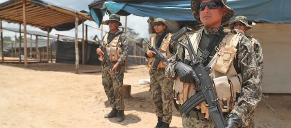 Peru - askerler - Sputnik Türkiye