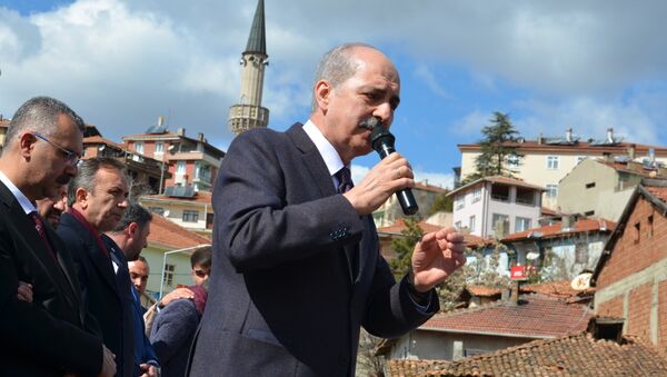 Numan Kurtulmuş, seçim çalışmaları kapsamında Çorum'un Bayat ilçesini ziyaret etti. - Sputnik Türkiye