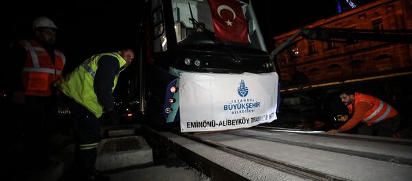 Eminönü-Alibeyköy tramvay hattında test sürüşü başlıyor - Sputnik Türkiye