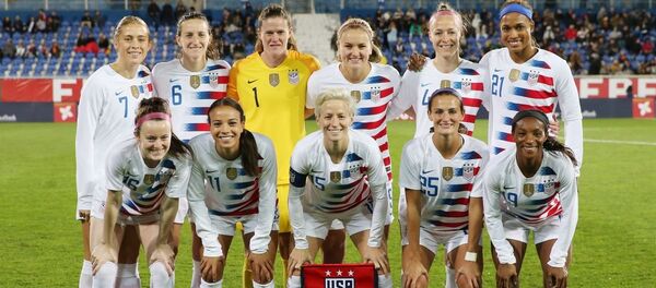 ABD kadın milli futbol takımının oyuncuları - Sputnik Türkiye