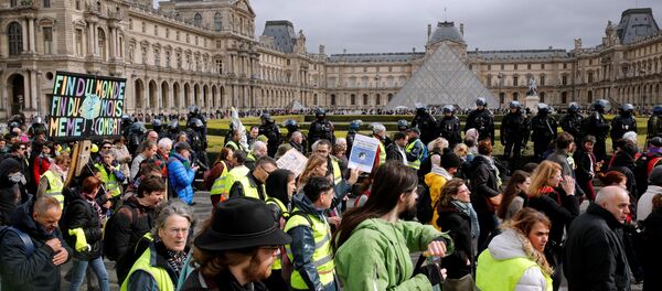 Sarı Yelekler 17. hafta - Sputnik Türkiye