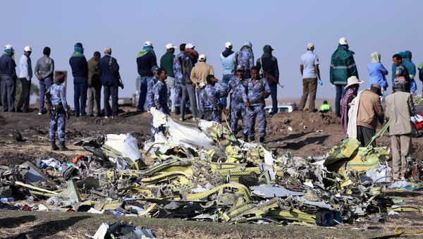 Etiyopya Havayollarına ait Nairobi-Addis Ababa seferini yapan Boeing 737 Max 8 tipi yolcu uçağı düştü - Sputnik Türkiye