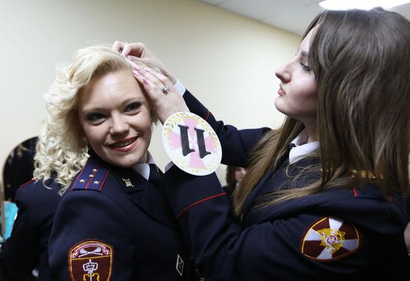 Moskova’da Ulusal Muhafızlar Birliği Güzeli 2019 yarışması - Sputnik Türkiye
