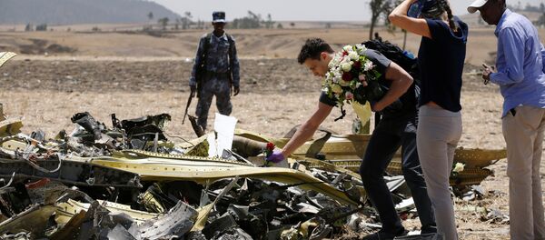 157 yolcuya mezar olan Etiyopya Havayolları'na ait yolcu uçağının enkazı - Sputnik Türkiye