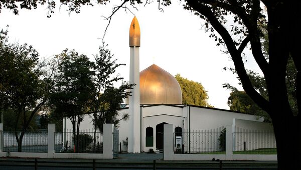 Yeni Zelanda'da Christchurch kentinde silahlı saldırı düzenlenen camilerden biri - Sputnik Türkiye