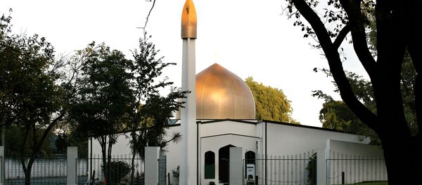 Yeni Zelanda'da Christchurch kentinde silahlı saldırı düzenlenen camilerden biri - Sputnik Türkiye