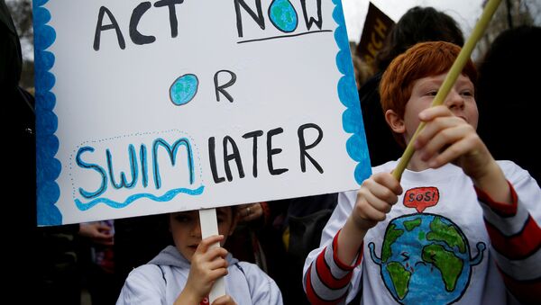 İklim değişikliği protestosu - İngiltere - Sputnik Türkiye