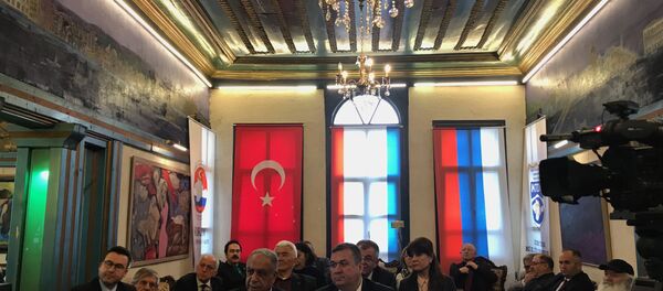 Ankara’da, Kırım’ın Rusya’ya bağlanmasının 5. yılı nedeniyle “Kırım Gerçekleri-Modern Jeopolitikte Kırım” başlıklı bir etkinlik düzenlendi. - Sputnik Türkiye