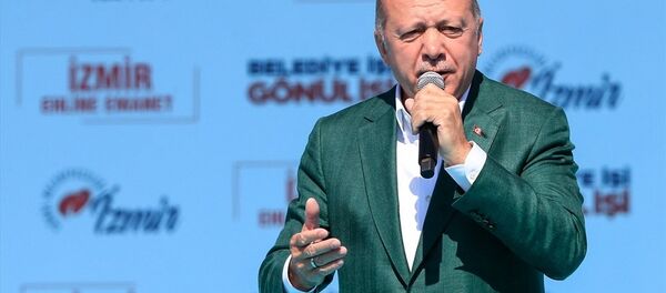 Recep Tayyip Erdoğan, İzmir mitingi - Sputnik Türkiye