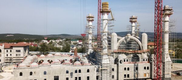 Строительство Соборной мечети в Симферополе - Sputnik Türkiye