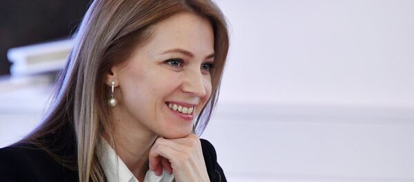 Rusya parlamentosunun alt kanadı Duma milletvekili ve eski Kırım Başsavcısı Natalya Poklonskaya - Sputnik Türkiye