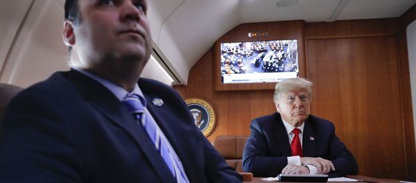 ABD Başkanı Donald Trump ve Sosyal Medya Direktörü Dan Scavino - Sputnik Türkiye