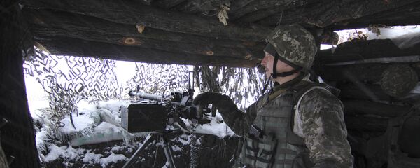 Ukrayna ordusundan bir asker - Sputnik Türkiye