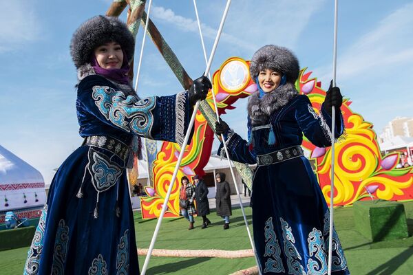 Kazakistan'da Nevruz kutlamaları - Sputnik Türkiye