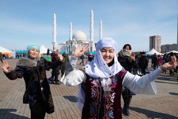 Kazakistan'da Nevruz kutlamaları - Sputnik Türkiye