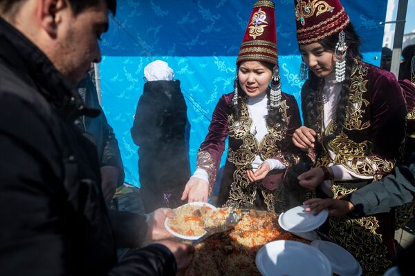Kazakistan'da Nevruz kutlamaları - Sputnik Türkiye