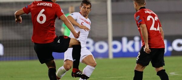 Türkiye A Milli Takımı Arnavutluk'u deplasmanda mağlup etmeyi başardı - Sputnik Türkiye