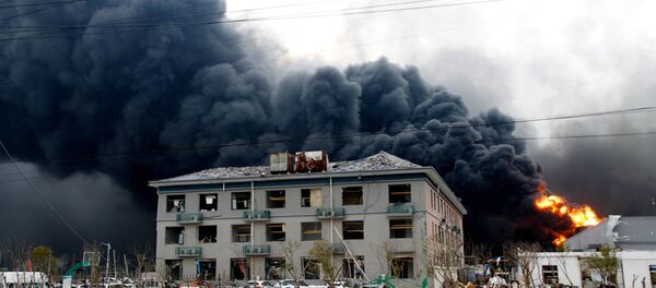 Çin - Kimyasal tesisinde patlama - Sputnik Türkiye