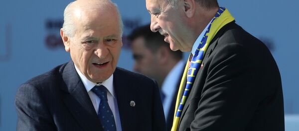 Cumhurbaşkanı Recep Tayyip Erdoğan - MHP Genel Başkanı Devlet Bahçeli  - Sputnik Türkiye