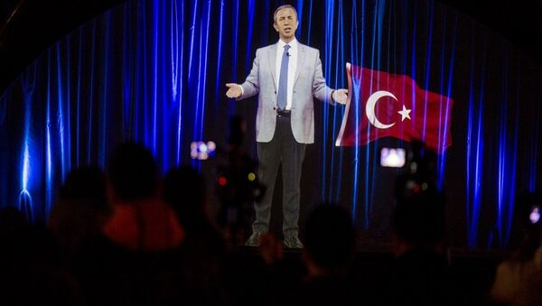 Mansur Yavaş'tan hologram miting - Sputnik Türkiye
