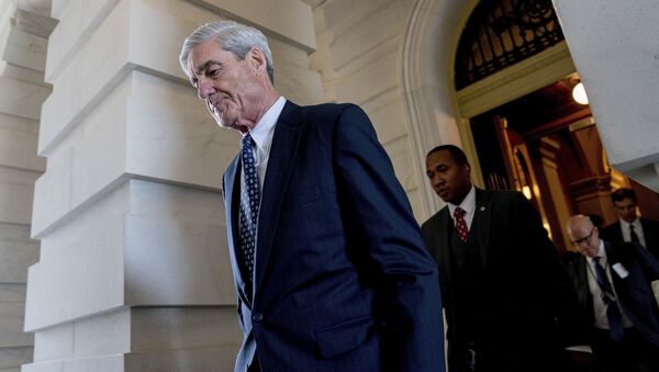 Former FBI Director Robert Mueller, the special counsel probing Russian interference in the 2016 election, departs Capitol Hill following a closed door meeting in Washington. (File) - Sputnik Türkiye