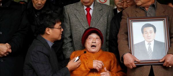 Japon sömürge döneminde savaş zamanı zorunlu çalışma kurbanı olan Kim Seong-ju - Sputnik Türkiye