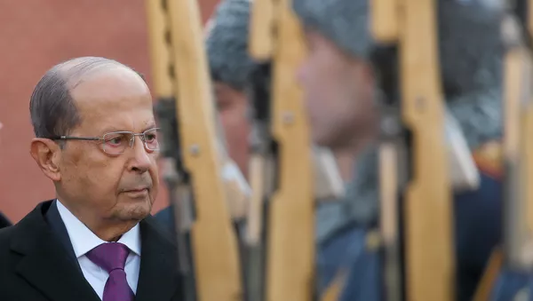 Lübnan Cumhurbaşkanı Mişel Aun, Moskova'yı ziyaret etti. - Sputnik Türkiye