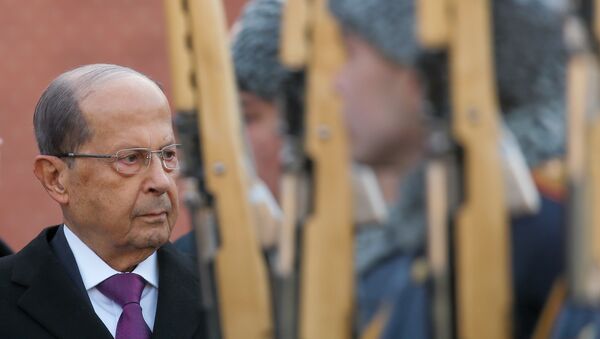 Lübnan Cumhurbaşkanı Mişel Aun, Moskova'yı ziyaret etti. - Sputnik Türkiye
