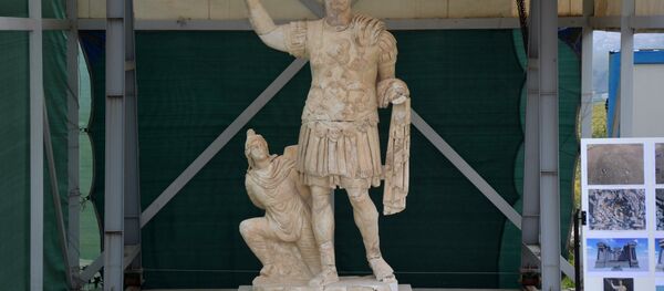 Denizli'deki Laodikya Antik Kenti'nde bulunan tarihi eserler - Sputnik Türkiye