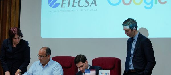 Google ve Küba arasında 'internet bağlantısını güçlendirme' anlaşması - Sputnik Türkiye