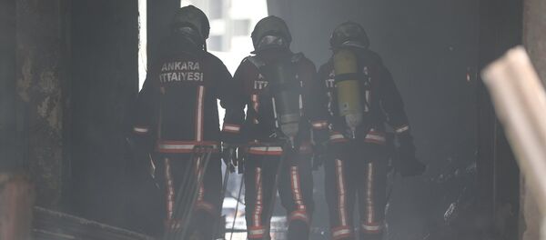 Ankara, İskitler Ata Sanayi Sitesi'nde, metruk bina, yangın - Sputnik Türkiye