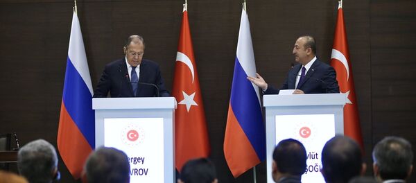 Dışişleri Bakanı Mevlüt Çavuşoğlu- Dışişleri Bakanı Sergey Lavrov - Sputnik Türkiye