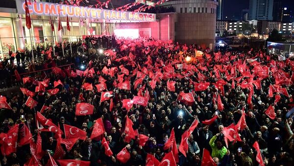 CHP, yerel seçim, kutlama - Sputnik Türkiye