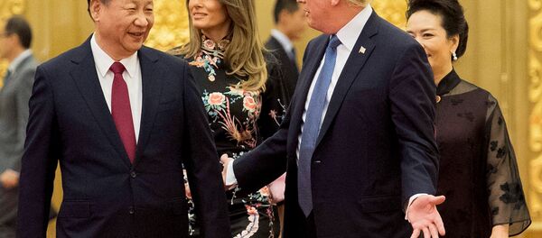 Şi Cinping ile Donald Trump - Sputnik Türkiye