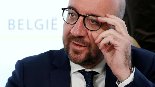 Belgian Prime Minister Charles Michel addresses a news conference following a government's security council in Brussels, Belgium, June 18, 2016 - Sputnik Türkiye