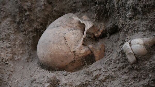 Göçük oluşan yerden insan kemikleri çıktı - Sputnik Türkiye