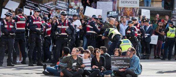Avustralya'da veganlar ve hayvanseverler ülke çapında eylem yaptı. - Sputnik Türkiye
