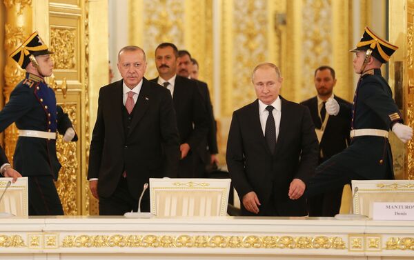 Vladimi Putin - Recep Tayyip Erdoğan - Sputnik Türkiye