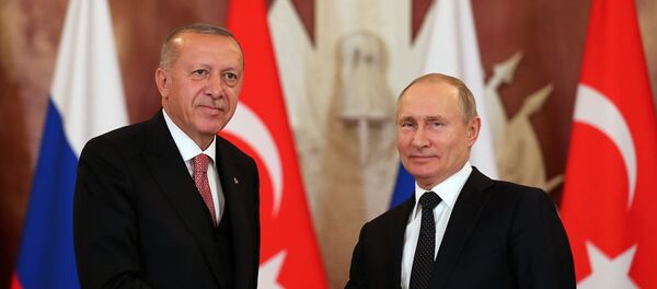 Vladimir Putin - Recep Tayyip Erdoğan - Sputnik Türkiye