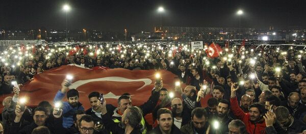 Uber şoförlerinden protesto - Sputnik Türkiye