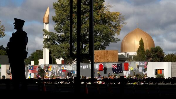 Yeni Zelanda Christchurch'te saldırıya uğrayan Al Noor camisi - Sputnik Türkiye