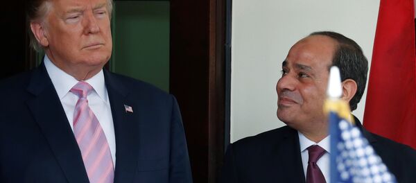 Sisi, Beyaz Saray'da Trump tarafından ağırlandı. - Sputnik Türkiye