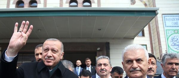 Binali Yıldırım - Recep Tayyip Erdoğan - Sputnik Türkiye